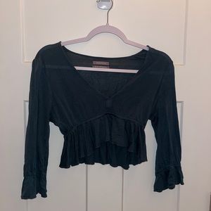 Urban Outfitters Cropped Babydoll top